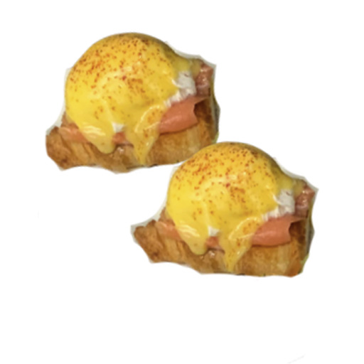 FLAT BENEDICT EGGS CROISSANT