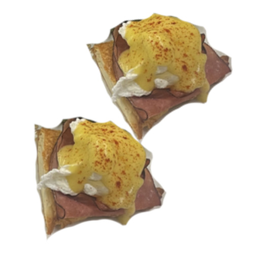 FLAT BENEDICT EGGS CROISSANT